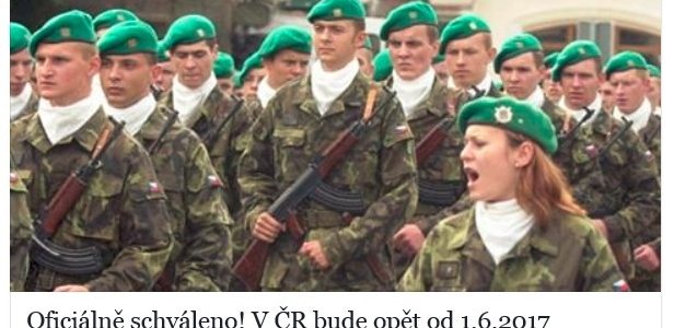 oficiálne potvrdené, v Česku povinná vojenská služba