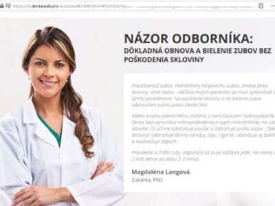 Magdaléna Langová, falošná zubárka, neexistuje