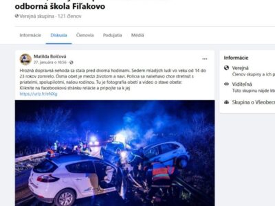 Falošné šokujúce správy o nehodách na Facebook, podvod a pishing s falošným facebokom