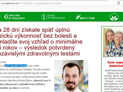 Movenol, falošný lekár na podvodnom prípravku, prof. Jaroslav Gazdag a podvodné lieky