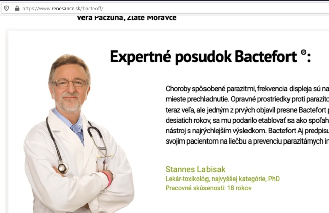 BacteOFF a iné prípravky proti parazitom a podvodní lekári