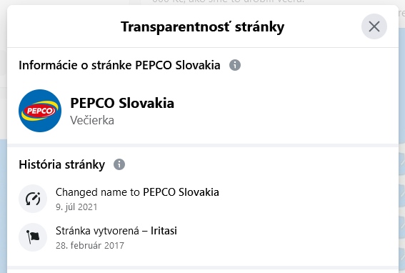 PEPCO Slovakia falošná stránka a súťaž na Facebooku