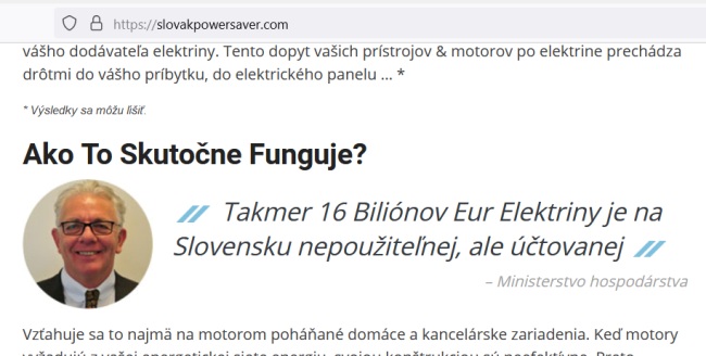 Slovak Power Saver Factor fejk