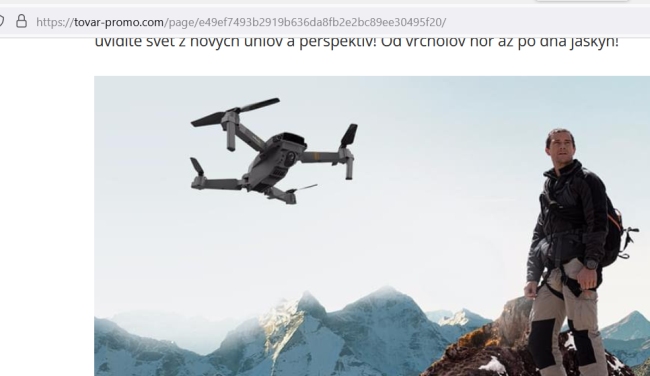 Bear Grylls taktický dron